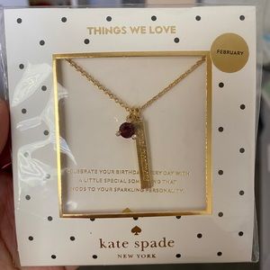 Kate Spade Birthstone Necklace